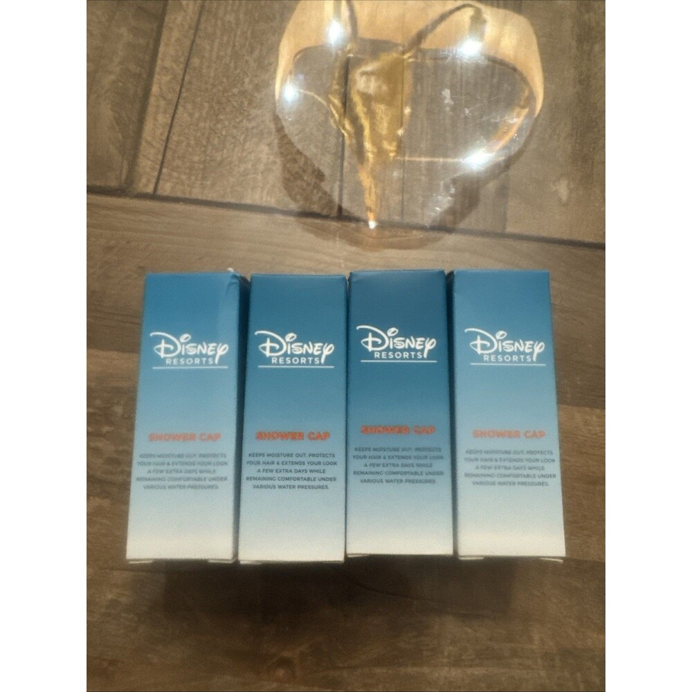 Disney Resorts Shower Caps - Lot of 4